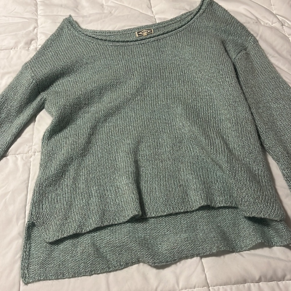 Kirra Rolled Boatneck Knit Sweater